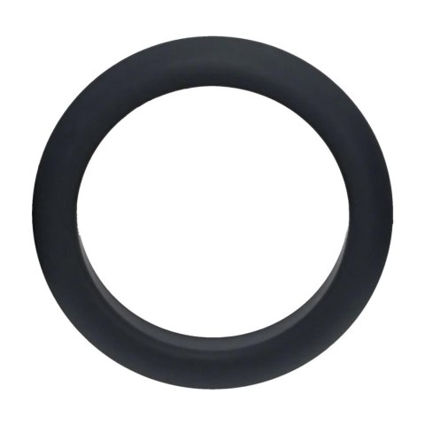 Wide O Silicone Cockring - M - 35mm - Black SHOTS