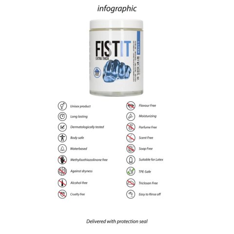 Extra Thick Lubricant - 1000 ml Fist It