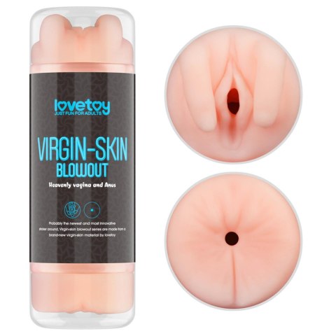 Masturbator Virgin Skin Blowout Lovetoy dwustronny 22 cm Lovetoy