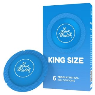 Prezerwatywy-Love Match King Szie XXL - 6 pcs pack Love Match - TOPTALIA SRL