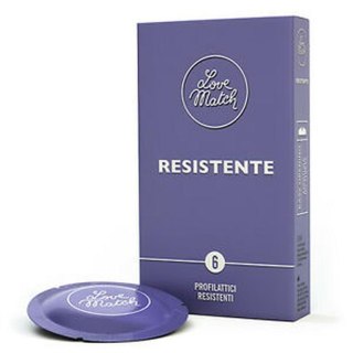 Prezerwatywy-Love Match Resistante - 6 pcs pack Love Match - TOPTALIA SRL