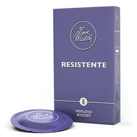 Prezerwatywy-Love Match Resistante - 6 pcs pack Love Match - TOPTALIA SRL