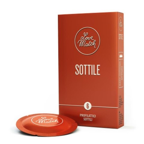 Prezerwatywy-Love Match Sottile - 6 pcs pack Love Match - TOPTALIA SRL