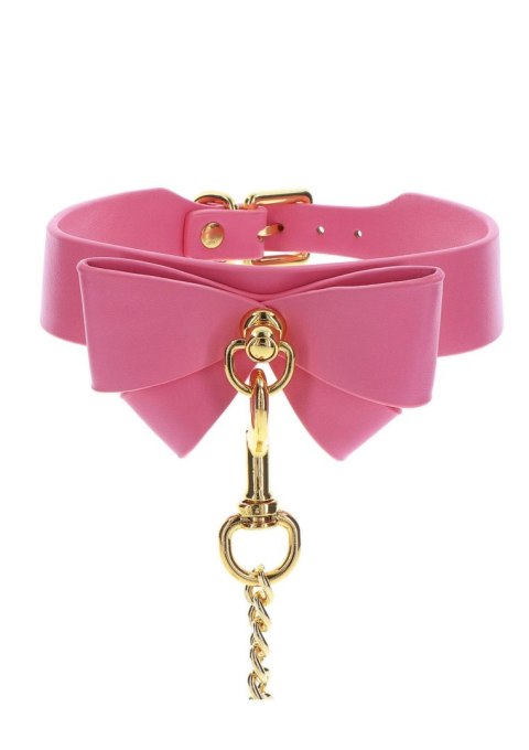 Collar and Leash Pink SCALA