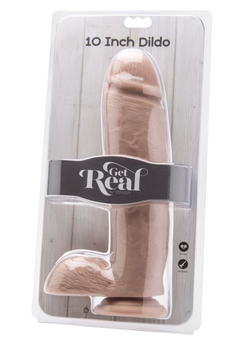 Dildo 10 inch with Balls Light skin tone SCALA