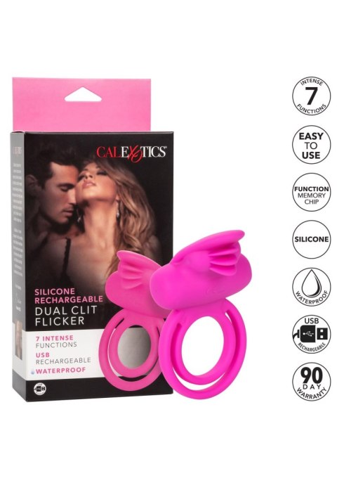 Dual Clit Flicker Enhancer Pink SCALA