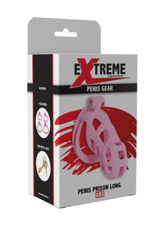 Penis Prison Cock Cage Long Pink SCALA