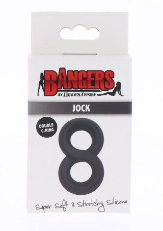 Soft Silicone Jock C-Ring Black SCALA
