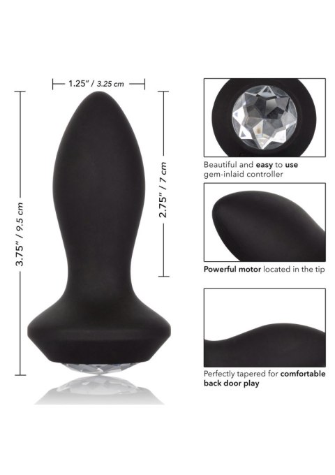 Vibrating Petite Crystal Probe Black SCALA