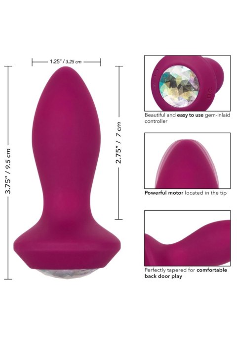 Vibrating Petite Crystal Probe Purple SCALA