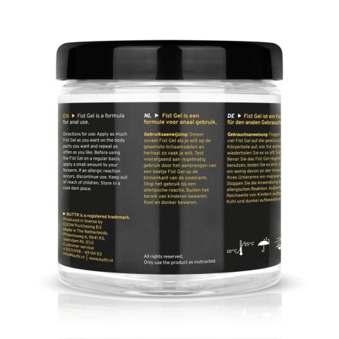 BUTTR - Transparent Fisting Gel non-sticky - 500 ml ONE-DC B.V.