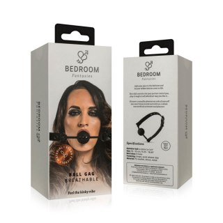 Bedroom Fantasies - Breathable Silicone Ball Gag Black ONE-DC B.V.