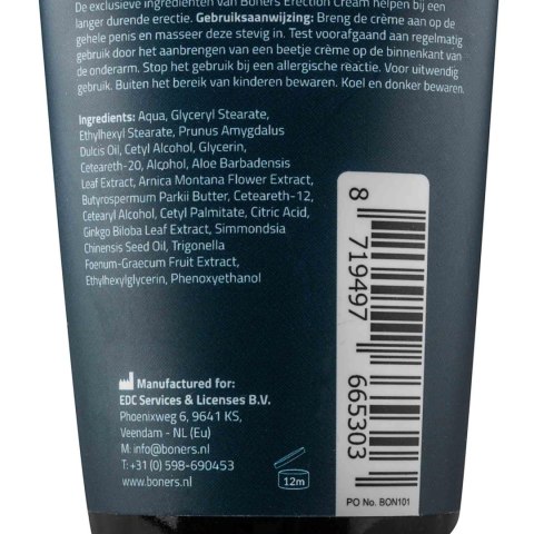 Boners - Erection Cream 100 ml ONE-DC B.V.