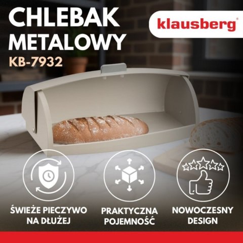 CHLEBAK POJEMNIK STALOWY NA PIECZYWO KLAUSBERG KB-7932 Klausberg