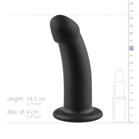 No-Parts - Charlie Dildo 14.5 cm - Black ONE-DC B.V.