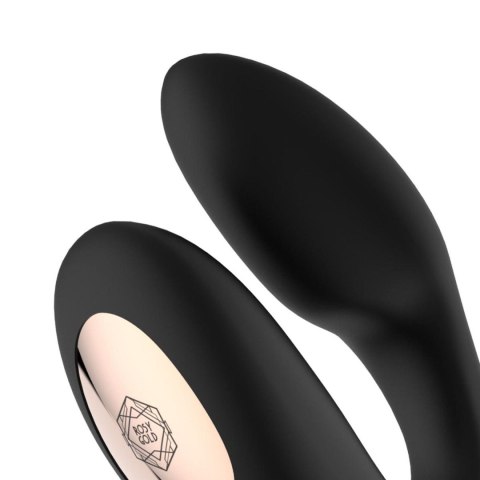 Rosy Gold - C-Shape Vibrator with Luxury Charging Case - Black ONE-DC B.V.