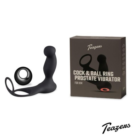 Teazers Cock & Ball Ring Prostate Vibrator with Remote Control ONE-DC B.V.