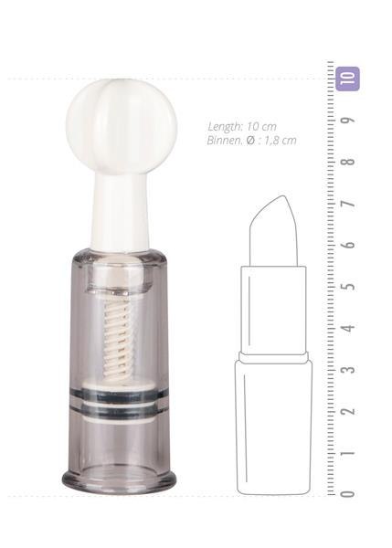 Zestaw pompek na sutki i łechtaczkę EasyToys przezroczysty 3 szt 10 cm Easytoys