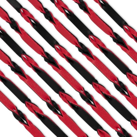 Fetish Collection - Flogger 64 cm - Red and Black Easytoys