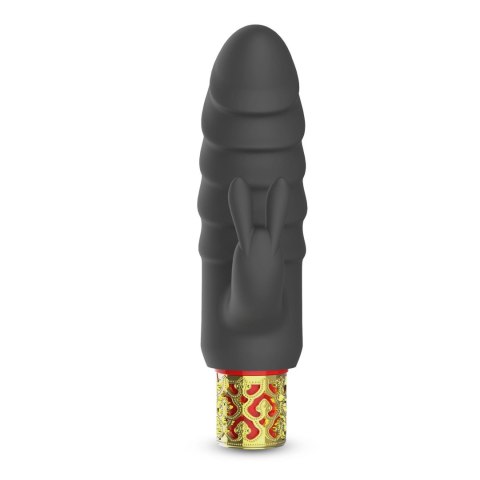 Mini wibrator Crushious Romanov z silikonową nakładką 13 cm Crushious