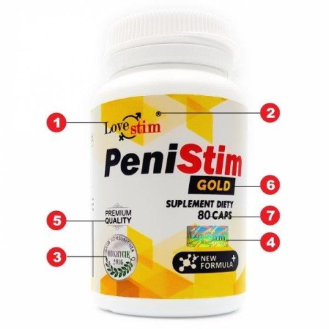 Supl.diety-PeniStim Gold 80 caps NEXT LEVEL Sp. z o.o.