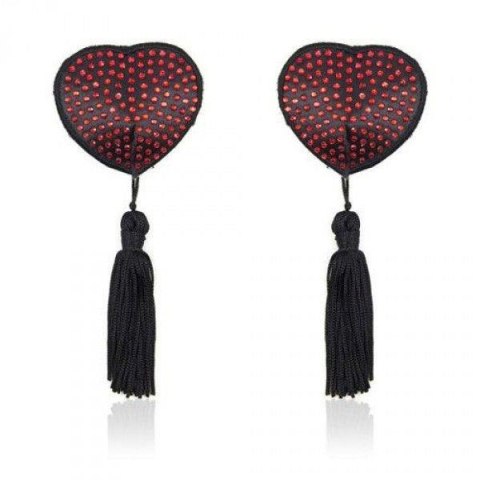 Bielizna-Heart shine nipples tassels (rosso) MSX Distribution S.r.l.
