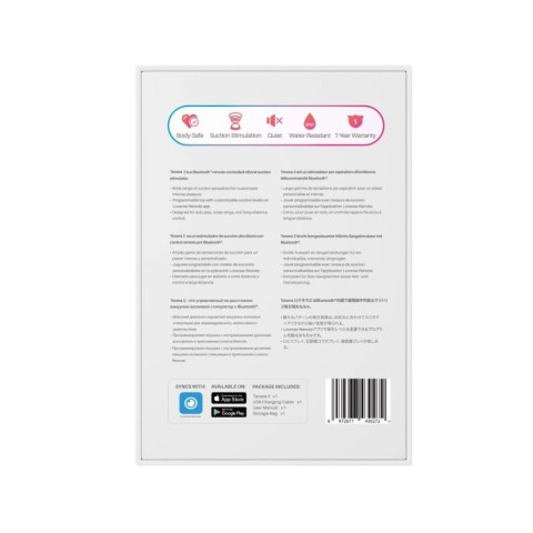 Lovense Tenera 2 Clitoral Suction Stimulator Lovense - Boys of Toys Sp. z o.o.