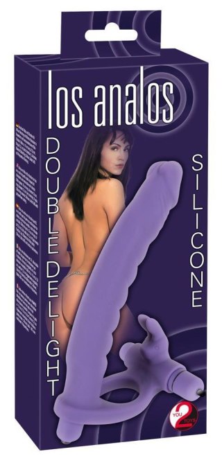 Pierścień wibrujący You2Toys silikonowy fioletowy 17 cm You2Toys