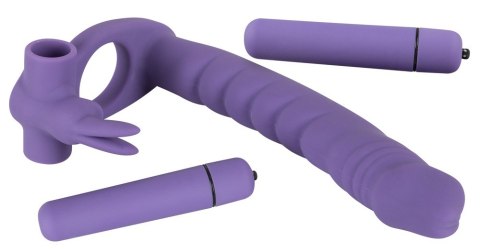 Pierścień wibrujący You2Toys silikonowy fioletowy 17 cm You2Toys