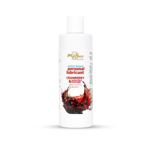 MyLove Aroma Series Intim&Massage 2in1 Cranberry 300ml Boys of Toys Sp. z o.o.