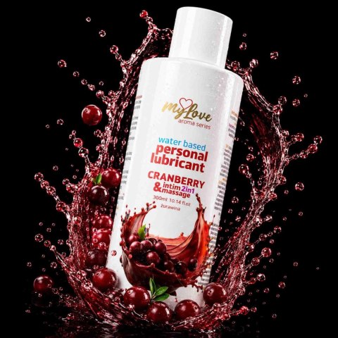 MyLove Aroma Series Intim&Massage 2in1 Cranberry 300ml Boys of Toys Sp. z o.o.
