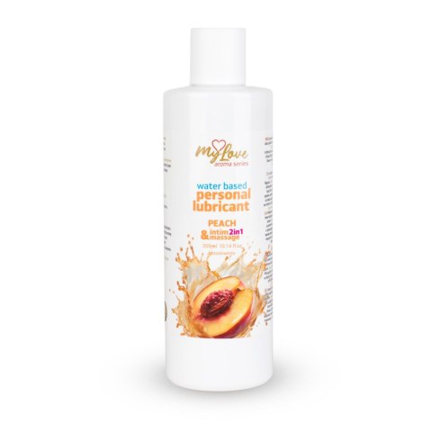 MyLove Aroma Series Intim&Massage 2in1 Peach 300ml Boys of Toys Sp. z o.o.