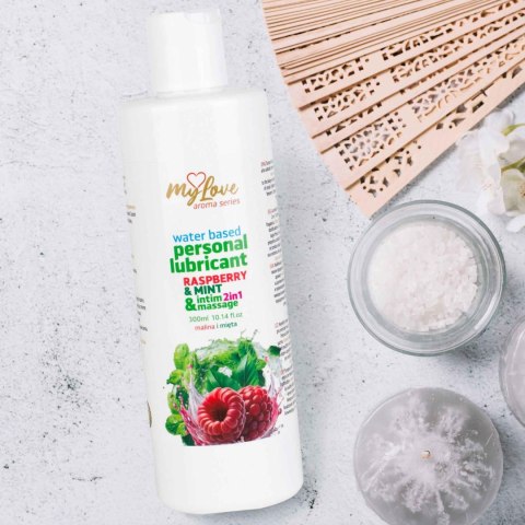 MyLove Aroma Series Intim&Massage 2in1 Raspberry & Mint 300ml Boys of Toys Sp. z o.o.