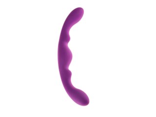 Podwójne dildo prążkowane Alive Luna silikonowe 25,5 cm Alive