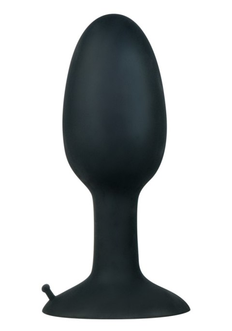 Korek analny silikonowy Backdoor Friend czarny 12 cm Backdoor Friend