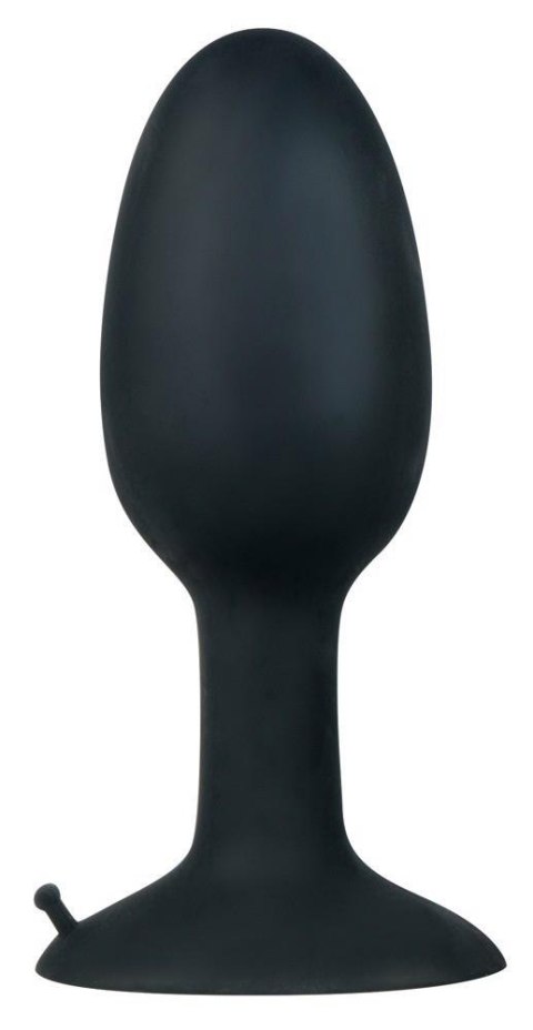 Korek analny silikonowy Backdoor Friend czarny 12 cm Backdoor Friend
