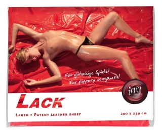 Vinyl Bed Sheet red 200x230cm ORION