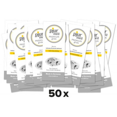 Żel-pjur Med Premium glide 1,5ml.-siliconebased lubricant - 50 sztuk Pjur Group Luxemboyrg SA Group Luxemboyrg SA