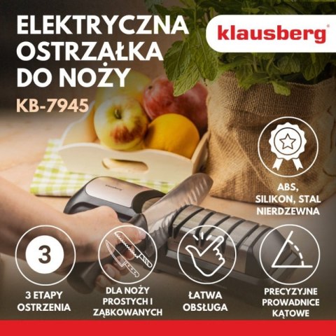 ELEKTRYCZNA DIAMENTOWA OSTRZAŁKA DO NOŻY KLAUSBERG KB-7945 Klausberg