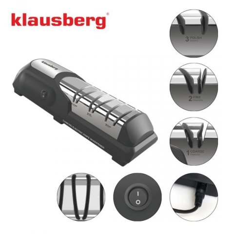 ELEKTRYCZNA DIAMENTOWA OSTRZAŁKA DO NOŻY KLAUSBERG KB-7945 Klausberg