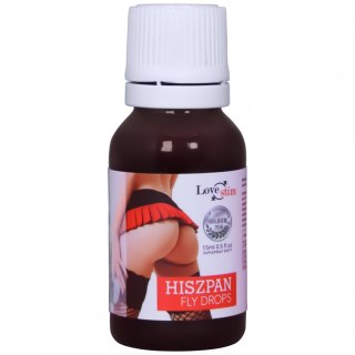 HISZPAN FLY DROPS KROPLE PODNIECAJĄCE DLA KOBIET 15ml LoveStim
