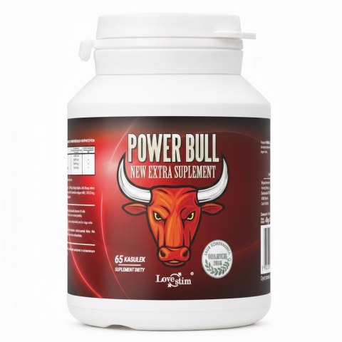 Power Bull 65kaps suplement diety dla Panów LoveStim