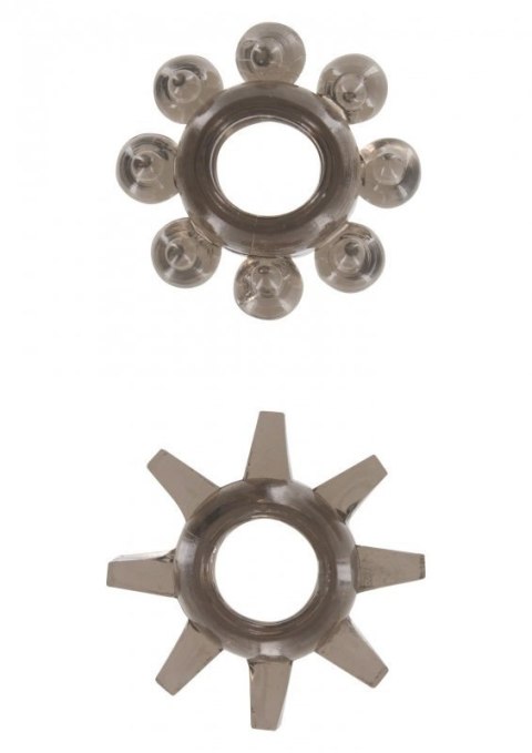 Power Stretchy Rings 2pcs Grey Boss of toys