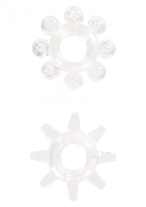 Power Stretchy Rings 2pcs Transparent Boss of toys