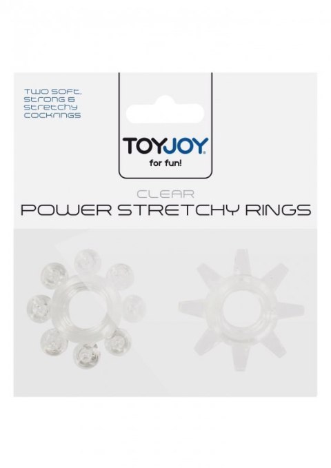 Power Stretchy Rings 2pcs Transparent Boss of toys