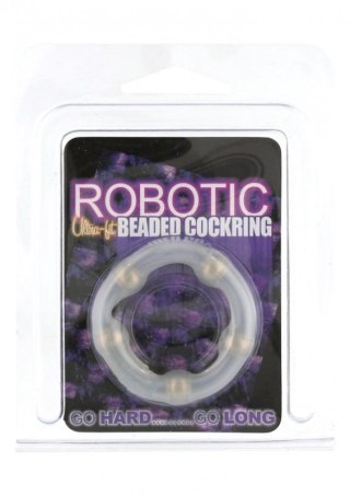 Robotic Beaded Cockring Transparent Boss of toys