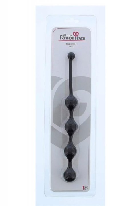 ALL TIME FAVORITES FOUR BEADS ANAL BLACK Boss of toys