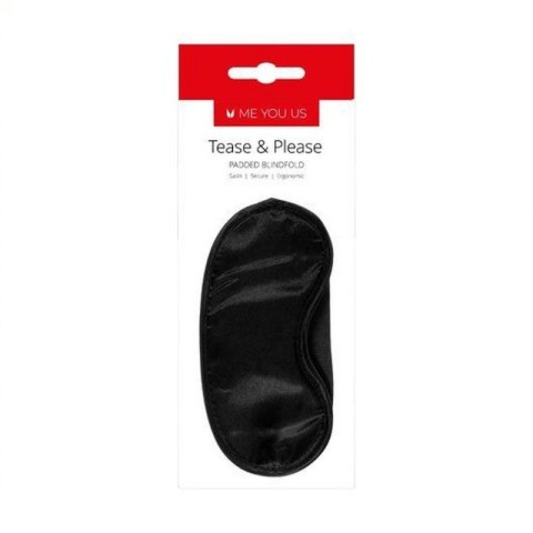 Maska- Me You Us Tease And Please Padded Blindfold Black Boss of toys