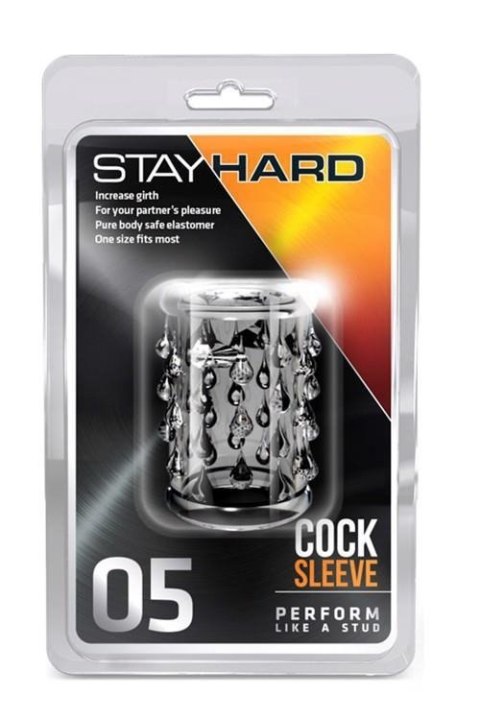 STAY HARD COCK SLEEVE 05 CLEAR Boss of toys