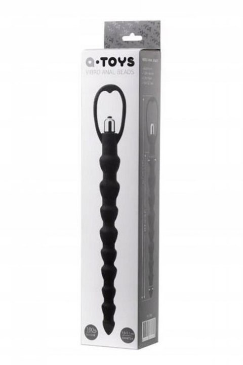 A-TOYS, Anal Vibration Chain, Silicone, Black, 32,7 cm Boss of toys